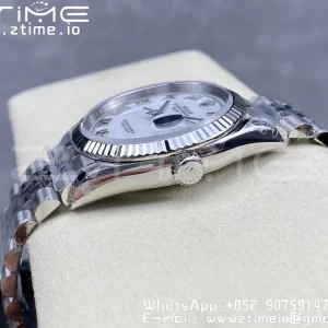 Rolex DateJust 36 SS 126234 VSF 1:1 Best Edition 904L Steel White Roman Dial on Jubilee Bracelet VS3235 - Super Clone Watch | 1:1 Best Version