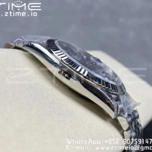 ROLEX DateJust 41 126300 904L SS VSF 1:1 Best Edition Cadran albastru texturat pe brățară Jubilee VS3235 - Super Clone Watch | 1:1 Best Version