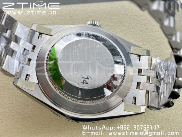 ROLEX DateJust 41 126300 904L SS VSF 1:1 Best Edition Cadran albastru texturat pe brățară Jubilee VS3235 - Super Clone Watch | 1:1 Best Version
