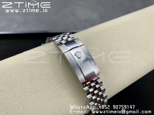 ROLEX DateJust 41 126300 904L SS VSF 1:1 Best Edition Cadran albastru texturat pe brățară Jubilee VS3235 - Super Clone Watch | 1:1 Best Version