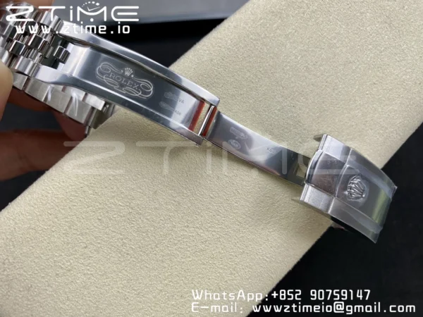 ROLEX DateJust 41 126300 904L SS VSF 1:1 Best Edition Cadran albastru texturat pe brățară Jubilee VS3235 - Super Clone Watch | 1:1 Best Version