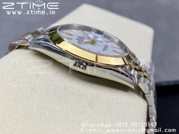 Rolex DateJust 41 126303 904L SS VSF 1:1 Best Edition White Dial on SS/YG Jubilee Bracelet VS3235 - Super Clone Watch | 1:1 Best Version