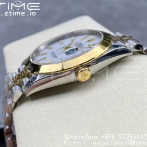 Rolex DateJust 41 126303 904L SS VSF 1:1 Best Edition White Dial on SS/YG Jubilee Bracelet VS3235 - Super Clone Watch | 1:1 Best Version