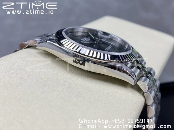 ROLEX DateJust 41 126300 904L SS VSF 1:1 Best Edition Quadrante grigio romano su bracciale Jubilee VS3235 - Orologio Super Clone | 1:1 Best Version