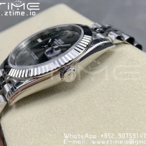 ROLEX DateJust 41 126300 904L SS VSF 1:1 Best Edition Quadrante grigio romano su bracciale Jubilee VS3235 - Orologio Super Clone | 1:1 Best Version