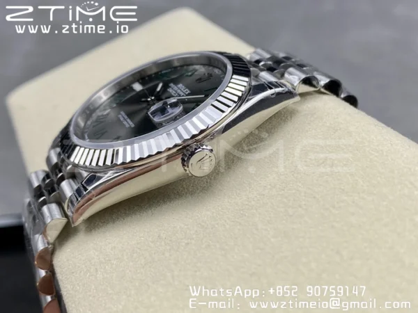 ROLEX DateJust 41 126300 904L SS VSF 1:1 Best Edition Quadrante grigio romano su bracciale Jubilee VS3235 - Orologio Super Clone | 1:1 Best Version