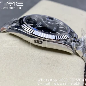 ROLEX DateJust 41 126300 904L SS VSF 1:1 Best Edition Black Dial on Jubilee Bracelet VS3235 - Super Clone Watch | 1:1 Best Version