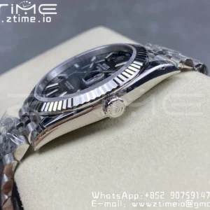 ROLEX DateJust 41 126300 904L SS VSF 1:1 Best Edition Black Dial on Jubilee Bracelet VS3235 - Super Clone Watch | 1:1 Best Version