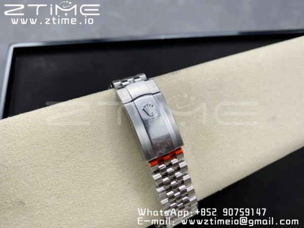 ROLEX DateJust 41 126300 904L SS VSF 1:1 Best Edition Black Dial on Jubilee Bracelet VS3235 - Super Clone Watch | 1:1 Best Version