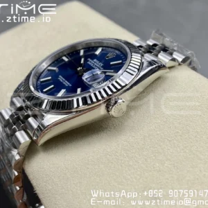 ROLEX デイトジャスト41 126334 904L SS VSF 1:1 ベストエディション ブルーダイヤル オイスターブレスレット VS3235 - スーパークローンウォッチ｜1:1 ベストバージョン