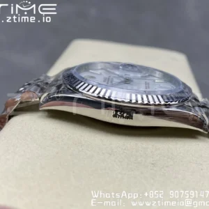 ROLEX DateJust 41 126334 904L SS VSF 1:1 Best Edition Λευκό καντράν σε βραχιόλι Oyster VS3235 - Super Clone Watch | 1:1 Best Version