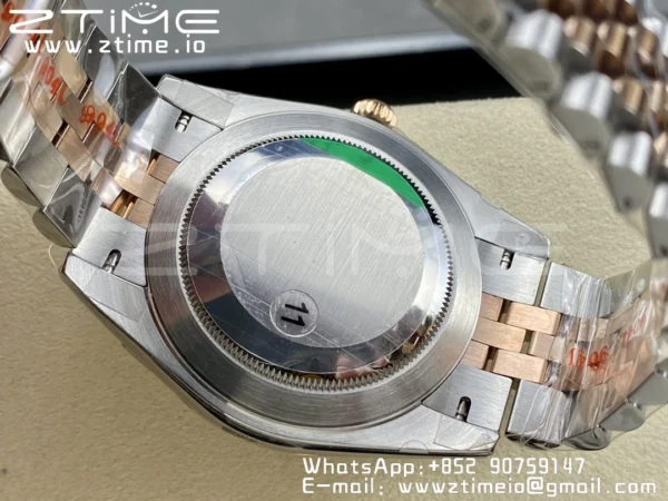 Rolex DateJust 41 126331 904L SS/RG VSF 1:1 Nejlepší vydání RG Dial na jubilejním náramku VS3235 - Super klon hodinky | 1:1 Nejlepší verze