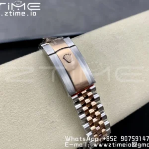 Rolex DateJust 41 126331 904L SS/RG VSF 1:1 Nejlepší vydání RG Dial na jubilejním náramku VS3235 - Super klon hodinky | 1:1 Nejlepší verze