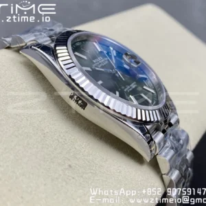 ROLEX DateJust 41 126300 904L SS VSF 1:1 Best Edition Green Dial on Jubilee Bracelet VS3235 - Super Clone Watch | 1:1 Best Version