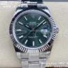ROLEX デイトジャスト41 126300 904L SS VSF 1:1 ベストエディション オイスターブレスレット グリーンダイアル VS3235 - スーパークローンウォッチ｜1:1 ベストバージョン