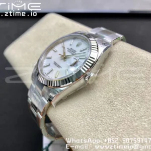 ROLEX DateJust 41 126334 904L SS VSF 1:1 Best Edition White Dial on Oyster Bracelet VS3235 - Super Clone Watch | 1:1 Best Version
