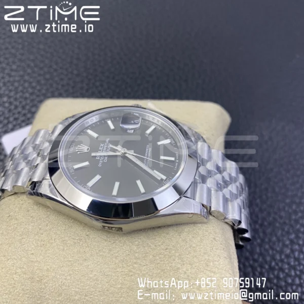 ROLEX デイトジャスト41 126300 904L SS VSF 1:1 ベストエディション ジュビリーブレスレット グレーダイヤル VS3235 - スーパークローンウォッチ｜1:1 ベストバージョン
