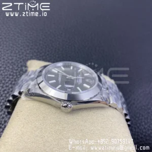 ROLEX デイトジャスト41 126300 904L SS VSF 1:1 ベストエディション ジュビリーブレスレット グレーダイヤル VS3235 - スーパークローンウォッチ｜1:1 ベストバージョン