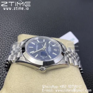 ROLEX DateJust 41 126300 904L SS VSF 1:1 Best Edition Blue Dial on Jubilee Bracelet VS3235 - Super Clone Watch | 1:1 Best Version