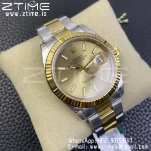 Rolex DateJust 41 126333 904L SS VSF 1:1 Best Edition YG Dial on SS/YG Jubilee Bracelet VS3235 - Super Clone Watch | 1:1 Best Version