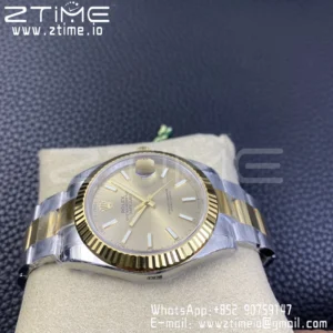 Rolex DateJust 41 126333 904L SS VSF 1:1 Best Edition YG Dial on SS/YG Jubilee Bracelet VS3235 - Super Clone Watch | 1:1 Best Version