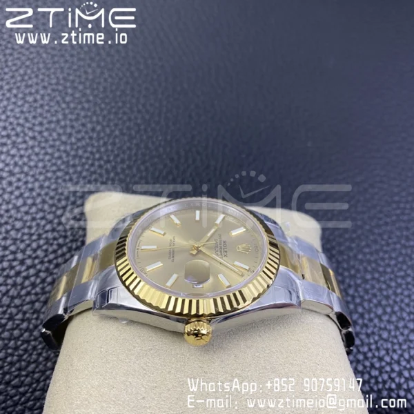 Rolex DateJust 41 126333 904L SS VSF 1:1 Best Edition YG Dial on SS/YG Jubilee Bracelet VS3235 - Super Clone Watch | 1:1 Best Version