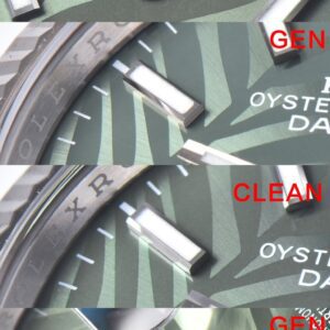 ロレックスデイトジャスト36 SS 126234クリーンファクトリー1:1ベスト版ジュビリーブレスレットVR3235 904Lスチールグリーンリーフダイヤル - スーパークローン時計｜1:1ベスト版