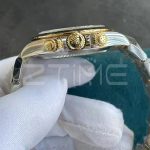 Rolex Rolex Daytona 116503 SS/YG Clean Factory 1:1 Best Edition Blue Dial on SS/YG Oyster Bracelet A4130 - Super Clone Watch | 1:1 Best Version