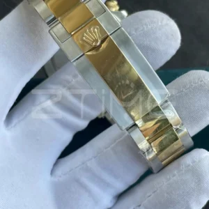 Rolex Rolex Daytona 116503 SS/YG Clean Factory 1:1 Best Edition Blue Dial on SS/YG Oyster Bracelet A4130 - Super Clone Watch | 1:1 Best Version