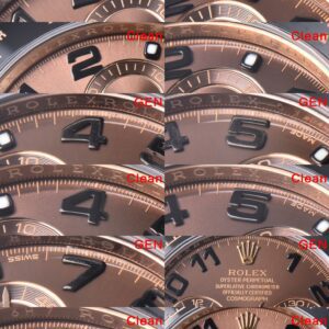 Rolex Daytona 116515 RG Clean Factory 1:1 Best Edition Μαύρο Κεραμικό Κορνίζα Brown Dial Numeral Marker on Oysterflex Rubber Strap A4130 V2 - Super Clone Watch | 1:1 Best Version