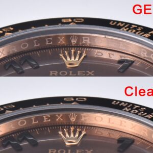 Rolex Daytona 116515 RG Clean Factory 1:1 Best Edition Μαύρο Κεραμικό Κορνίζα Brown Dial Numeral Marker on Oysterflex Rubber Strap A4130 V2 - Super Clone Watch | 1:1 Best Version