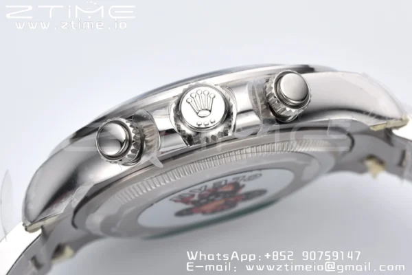 Rolex Daytona 126500 Panda Clean 1:1 Best Edition 904L SS Case and Bracelet White Dial SH4131 - Super Clone Watch | 1:1 Best Version