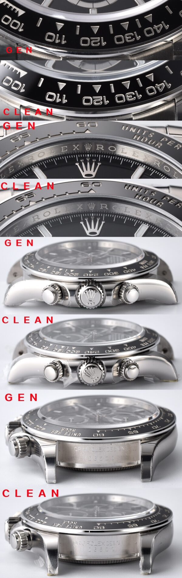 Rolex 2023 Daytona 126500 Clean 1:1 Best Edition 904L Steel Black Dial on SS Bracelet SH4131 - Super Clone Watch | 1:1 Best Version
