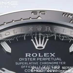 Rolex 2023 Daytona 126500 Clean 1:1 Best Edition 904L Steel Black Dial on SS Bracelet SH4131 - Super Clone Watch | 1:1 Best Version