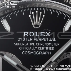Rolex 2023 Daytona 126500 Clean 1:1 Best Edition 904L Steel Black Dial on SS Bracelet SH4131 - Super Clone Watch | 1:1 Best Version
