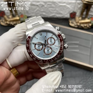 Rolex Daytona 126506-0002 EWE Factory 1:1 Best Edition 904L SS Ice Blue Diamond Scale Dial SH4131 - Super Clone Watch | 1:1 Best Version