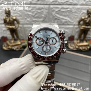 Rolex Daytona 126506-0002 EWE Factory 1:1 Best Edition 904L SS Ice Blue Diamond Scale Dial SH4131 - Super Clone Watch | 1:1 Best Version