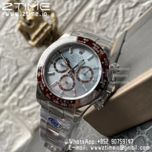 Rolex Daytona 126506-0002 EWE Factory 1:1 Best Edition 904L SS Ice Blue Diamond Scale Dial SH4131 - Super Clone Watch | 1:1 Best Version