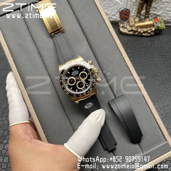 Rolex Daytona 126518-0008 EWE Factory 1:1 Best Edition 904L Black Dial SH4131 - Super Clone Watch | 1:1 Best Version