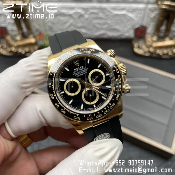 Rolex Daytona 126518-0008 EWE Factory 1:1 Best Edition 904L Black Dial SH4131 - Super Clone Watch | 1:1 Best Version