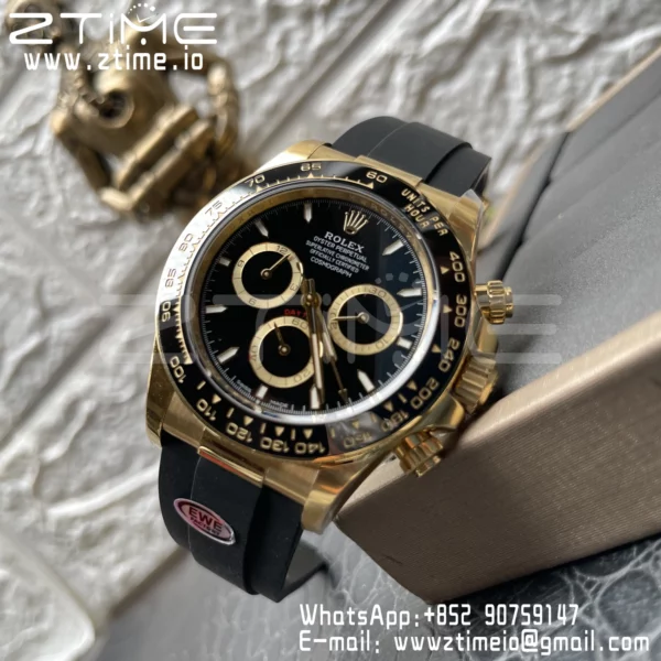 Rolex Daytona 126518-0008 EWE Factory 1:1 Best Edition 904L Black Dial SH4131 - Super Clone Watch | 1:1 Best Version