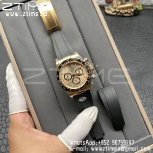 Rolex Daytona 126518-0008 EWE Factory 1:1 Best Edition 904L YG Dial SH4131 - Super Clone Watch | 1:1 Best Version