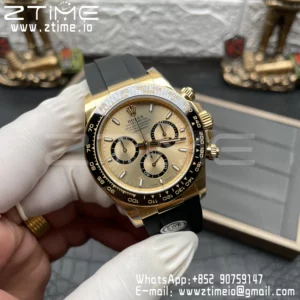 Rolex Daytona 126518-0008 EWE Factory 1:1 Best Edition 904L YG Dial SH4131 - Super Clone Watch | 1:1 Best Version