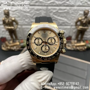Rolex Daytona 126518-0008 EWE Factory 1:1 Best Edition 904L YG Dial SH4131 - Super Clone Watch | 1:1 Best Version