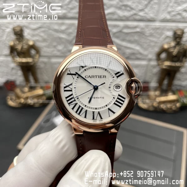 CARTIER Ballon Bleu 42mm WGBB0030 RG AF 1:1 Best Edition  A2824 - Super Clone Watch | 1:1 Best Version
