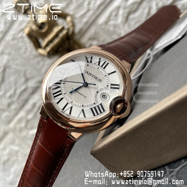 CARTIER Ballon Bleu 42mm WGBB0030 RG AF 1:1 Best Edition  A2824 - Super Clone Watch | 1:1 Best Version