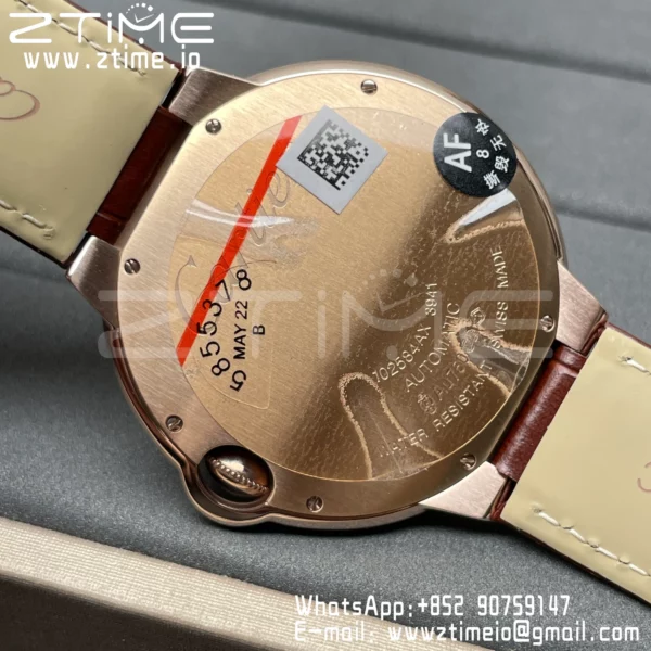 CARTIER Ballon Bleu 42mm WGBB0030 RG AF 1:1 Best Edition  A2824 - Super Clone Watch | 1:1 Best Version