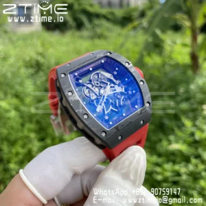 RICHARD MILLE RM055 RM 055 NTPT/Ti ZF 1:1 Best Edition Black Bezel Red Crown - Super Clone Watch | 1:1 Best Version