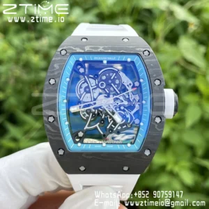 RICHARD MILLE RM055 NTPT ZF 1:1 Best Edition Blue Bezel White Crown RMUL2 Super Clone - Super Clone Watch | 1:1 Best Version