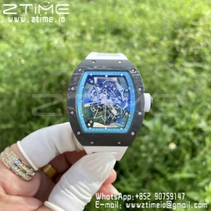 RICHARD MILLE RM055 NTPT ZF 1:1 Best Edition Blue Bezel White Crown RMUL2 Super Clone - Super Clone Watch | 1:1 Best Version